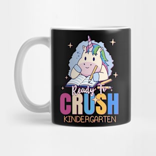 Ready To Crush Kindergarten Pre-K School Unicorn Mug